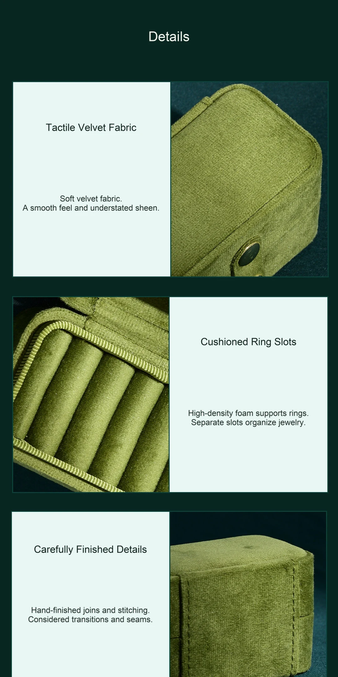 Tactile velvet