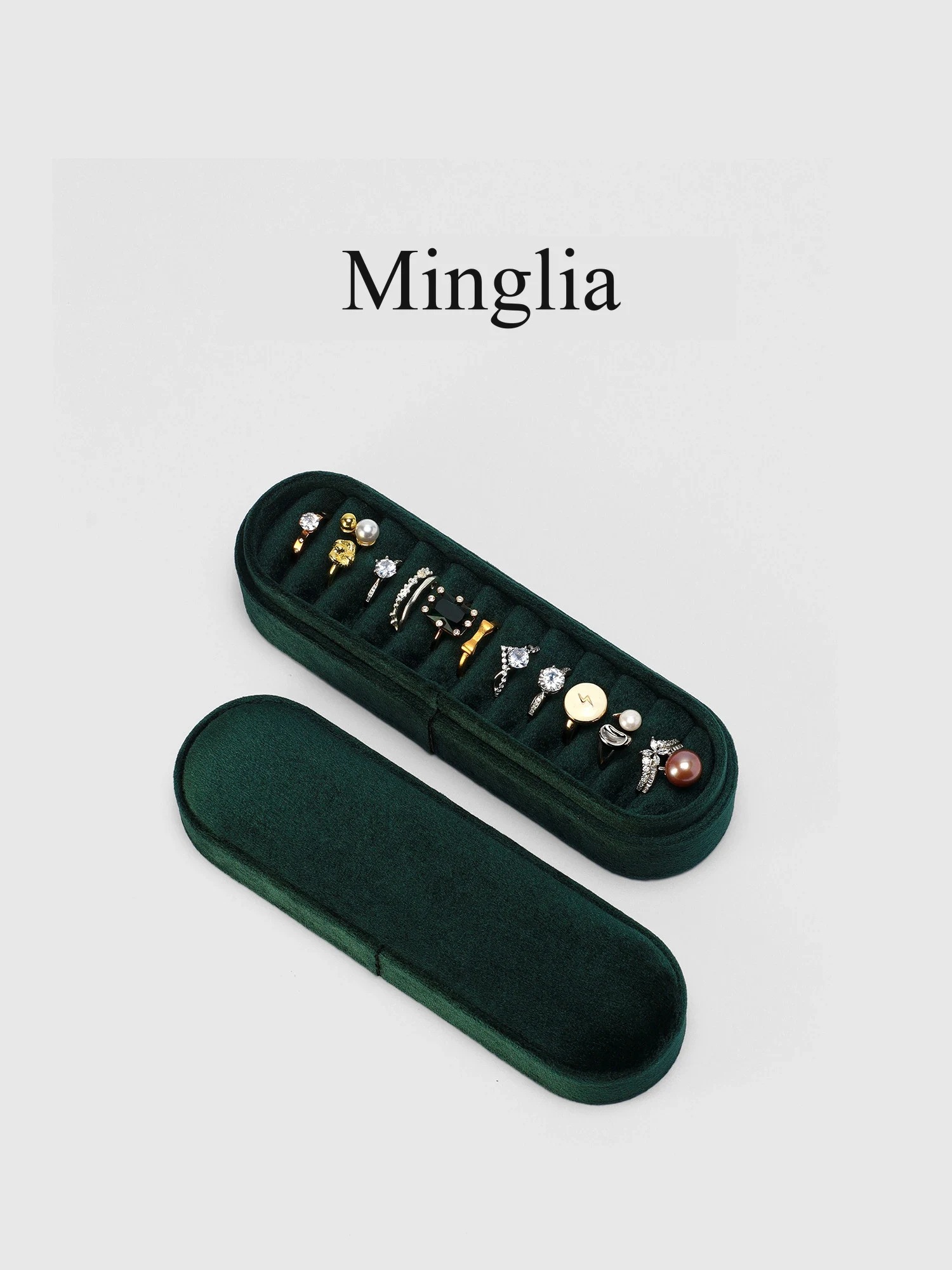 Ring presentation with separate lid