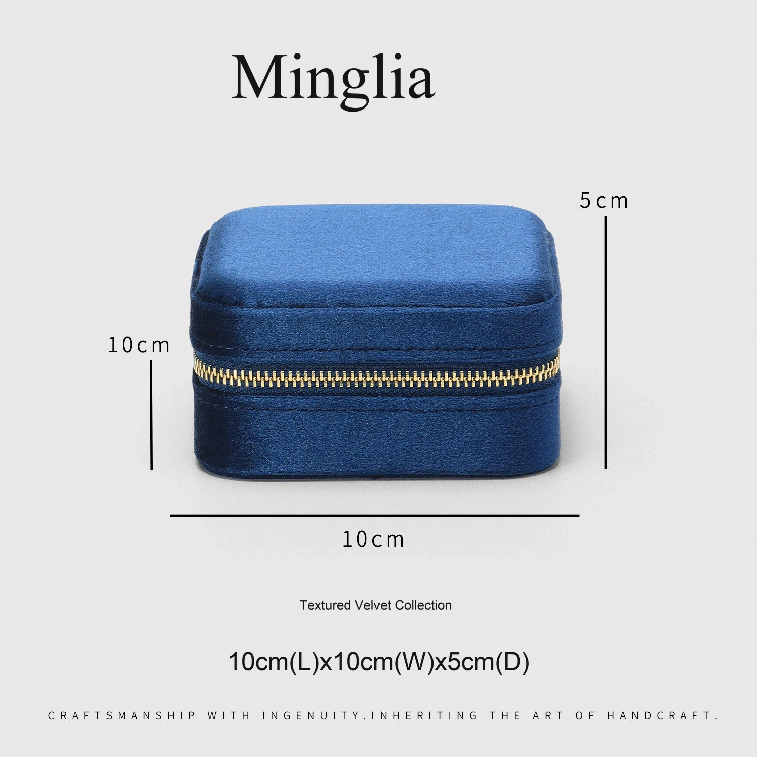 JT0004 · Navy blue · Textured plush