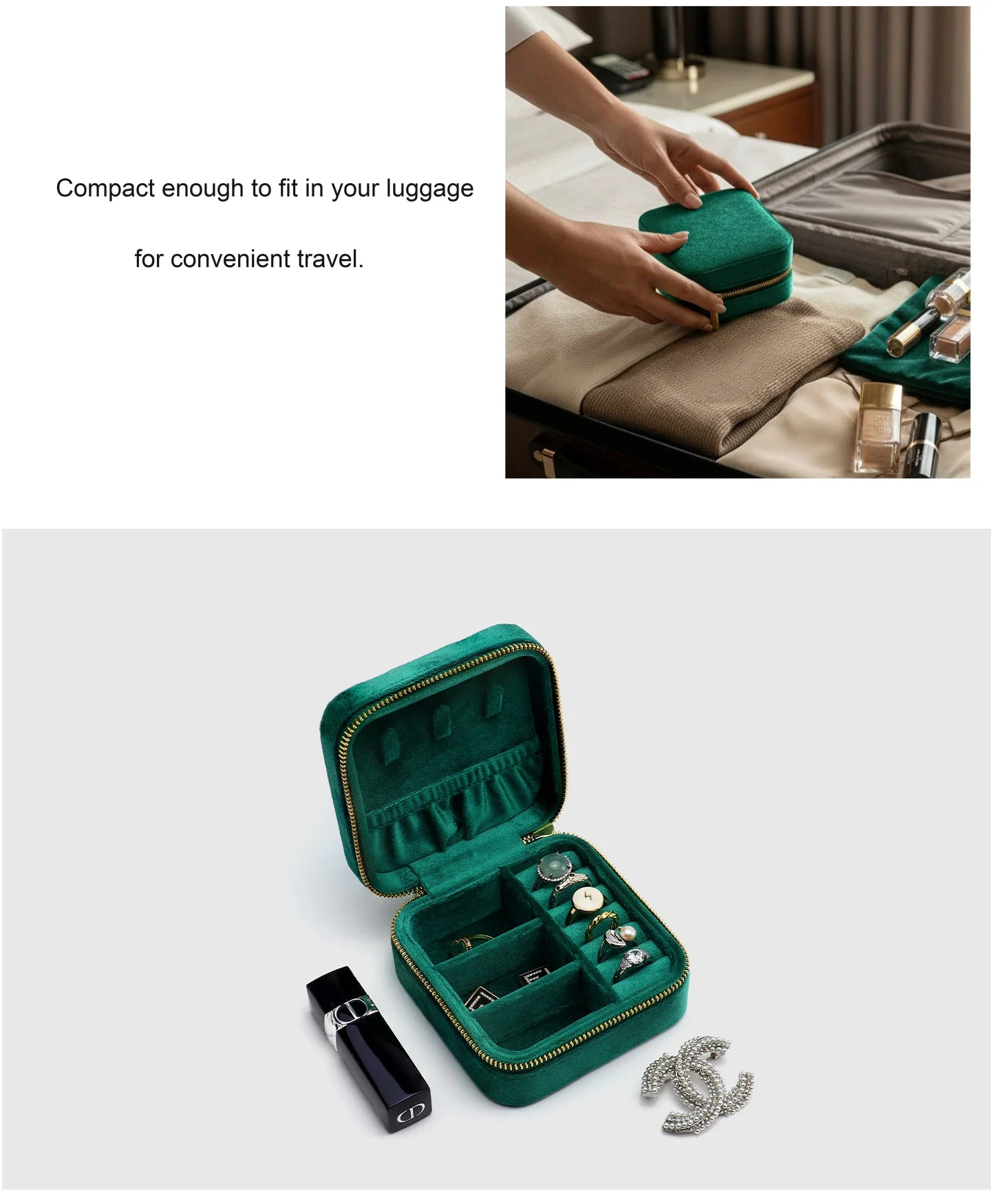 A compact square. For a small collection.
