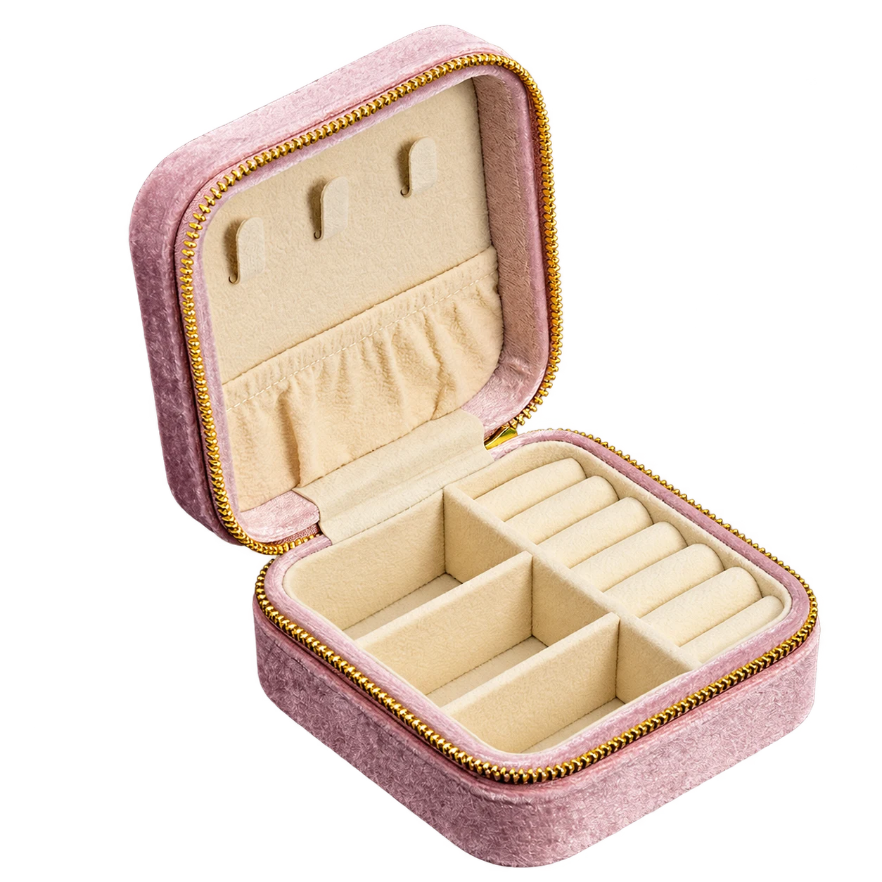 Blush pink · cream-lined case