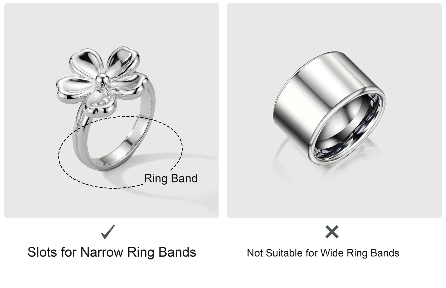 Choose the insert for the piece