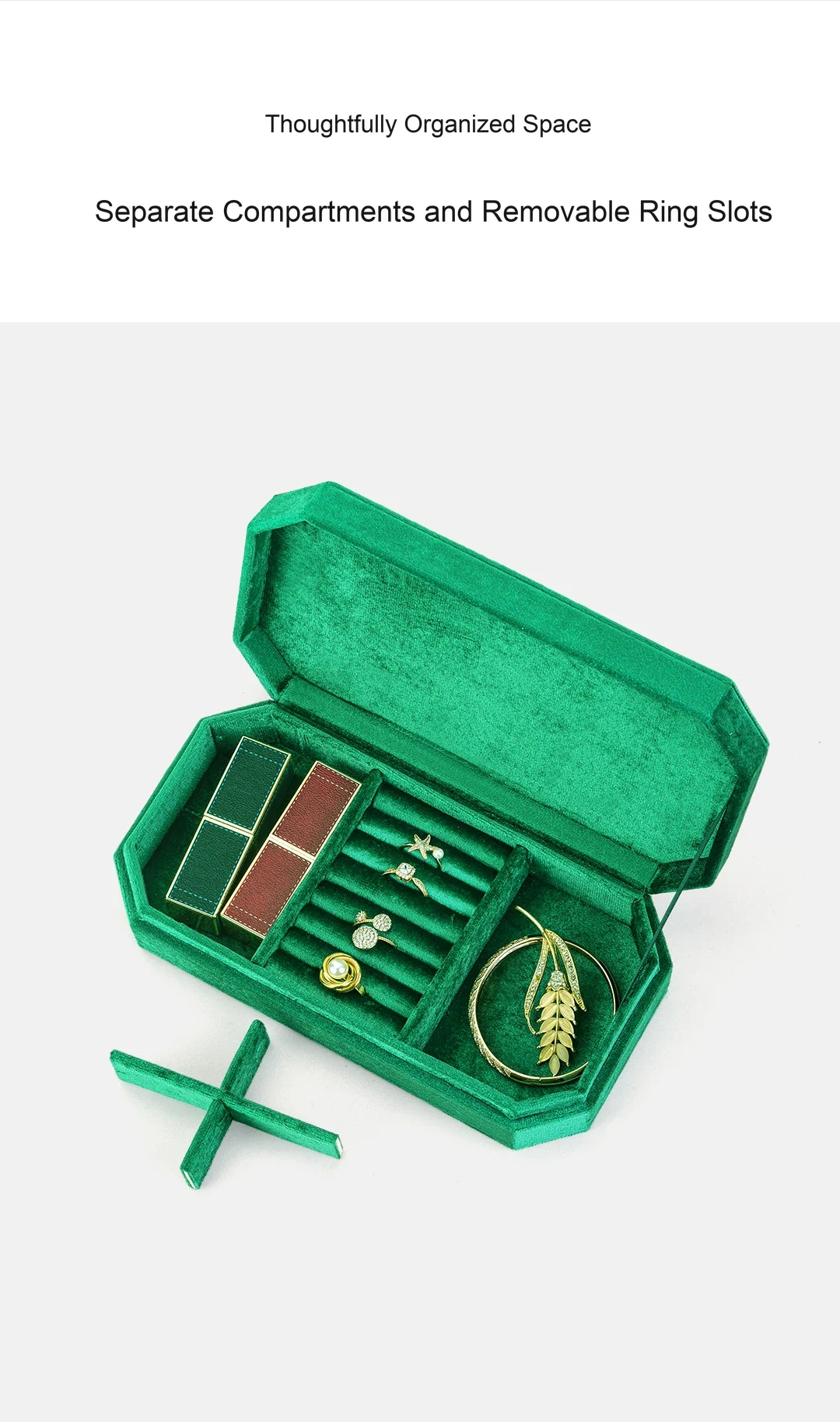 Ring rows. Separate compartments.