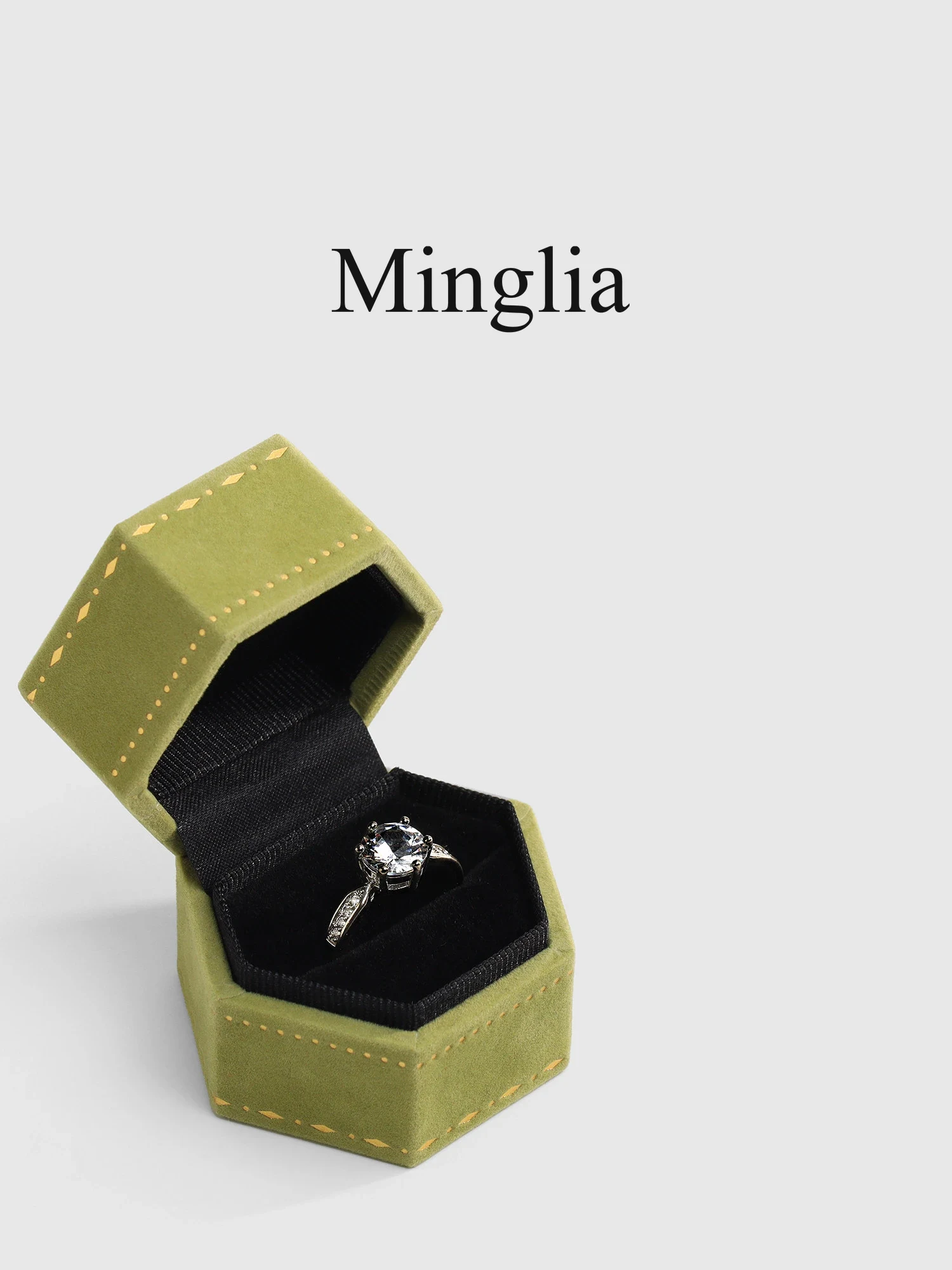 Bright green · ring presentation
