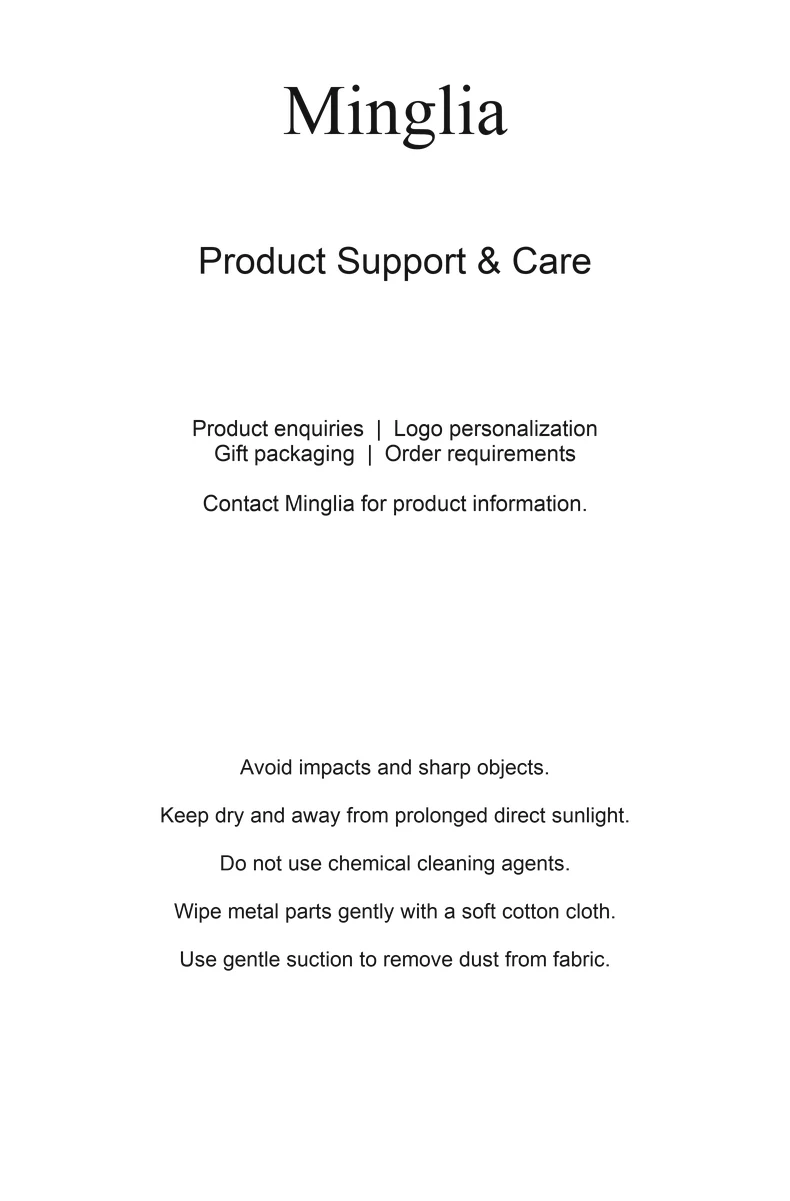 Product support and care