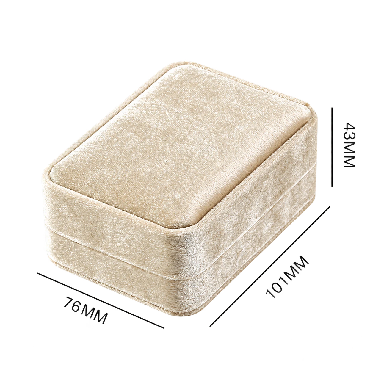X-FH2 external dimensions: 76 × 101 × 43 mm